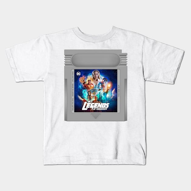 Legends of Tomorrow Game Cartridge Kids T-Shirt by PopCarts